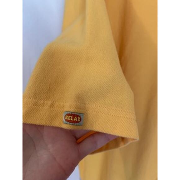 Tommy Bahama Relax Mens XL Yellow Cotton Polo Short Sleeve - Picture 5 of 7